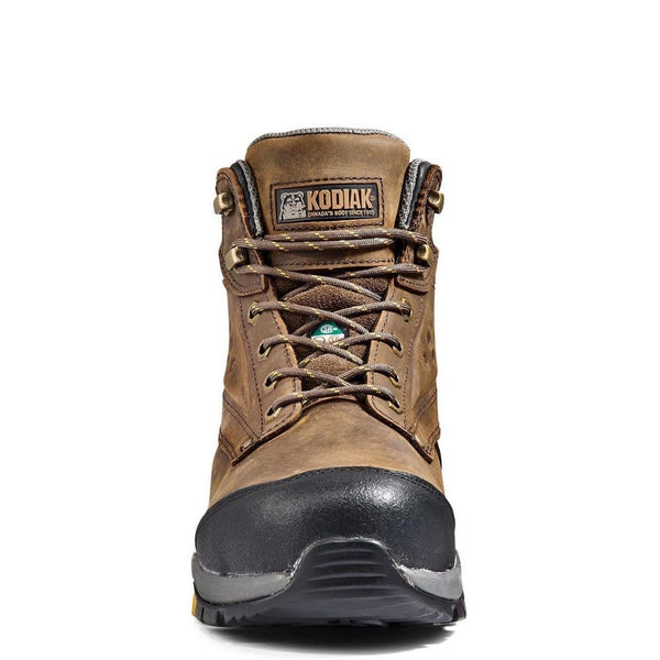 Kodiak Crusade Men's 6" WP Composite Toe Safety Boot KD305001DWX - Brown
