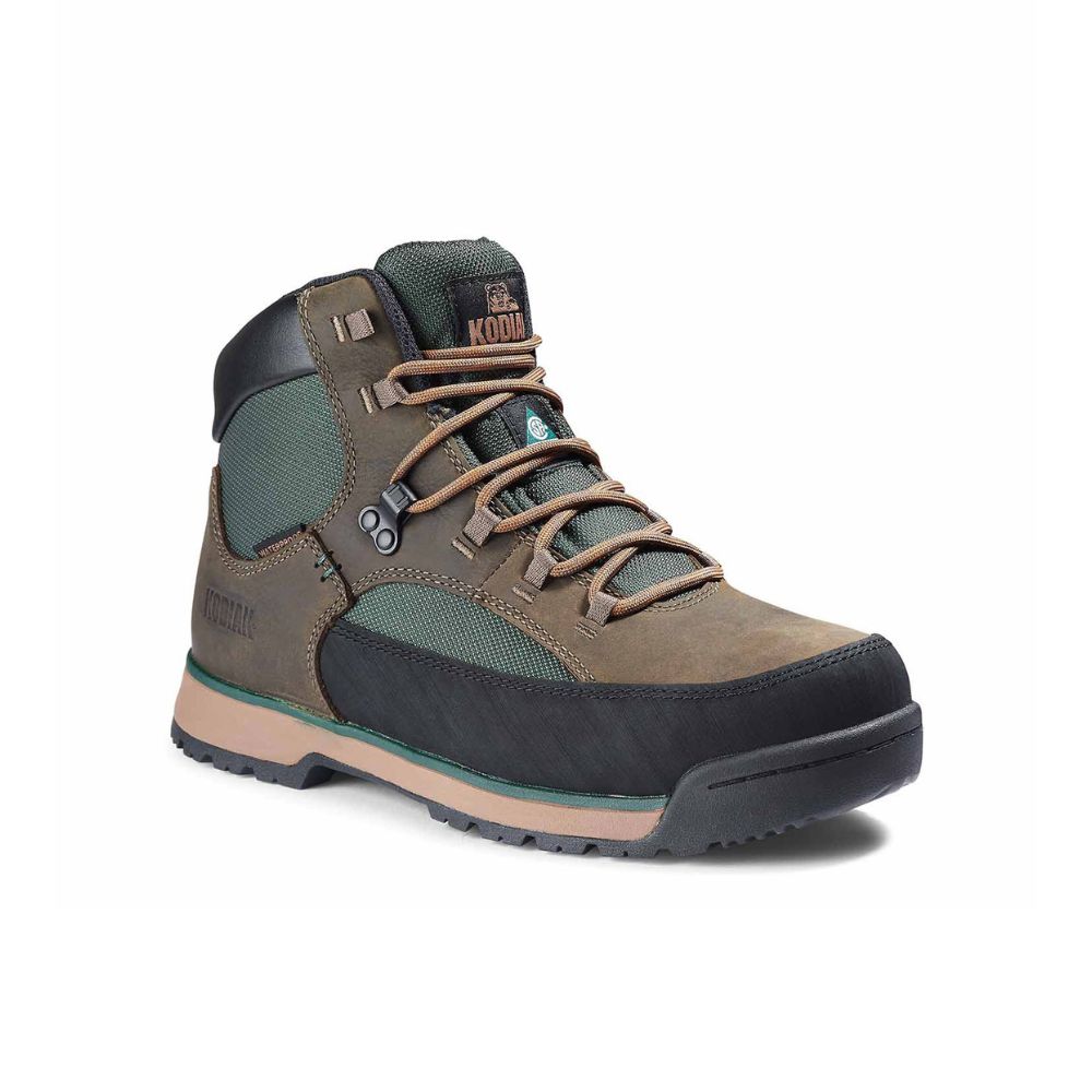 Kodiak Greb Men's Waterproof Hiker Steel Toe Work Boot KD0A834XA62 - Fossil