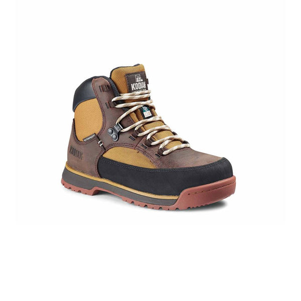 Kodiak Greb Women's Waterproof Hiker Steel Toe Work Boot KD0A834YA08 - Brown