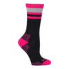 Kodiak Women's 2 PK Work Sock Tall Length - Black/Grey/Pink