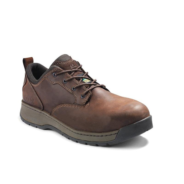 Kodiak Montario Men's Aluminum Toe Oxford Work Shoe KD0A4NL6DBX - Brown