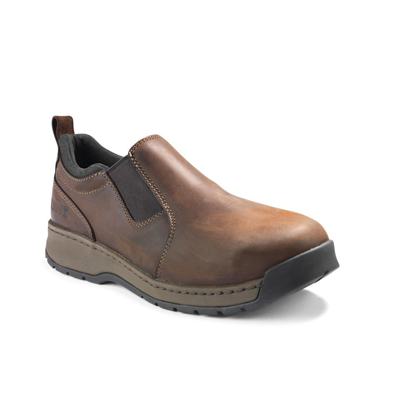 Kodiak Rossburn Men's Aluminum Toe Pull On Work Safety Shoe KD0A4NLMDBX - Brown