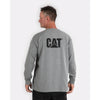 Men's CAT Trademark Pocket Long Sleeve T-Shirt - Grey 1510053