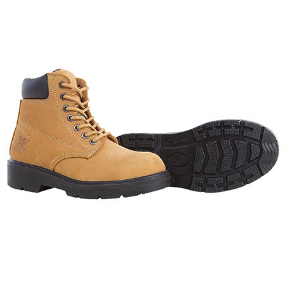 Moxie Alice Women's 6" Steel Toe Work Safety Boot - tan