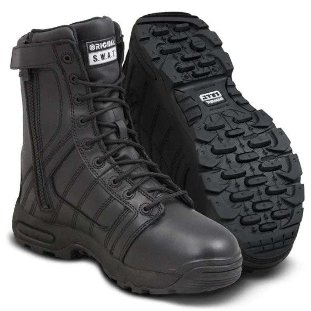 Original SWAT Metro Air 123401 Unisex 9" Insulated Boot with Side Zip - Black