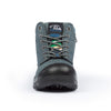 P&F S556B Women's 6" Steel Toe Work Boot With Side Zip - Marine