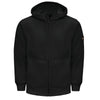 Red Kap Men's Performance Full Zip Work Hoodie HJ10BK - Black