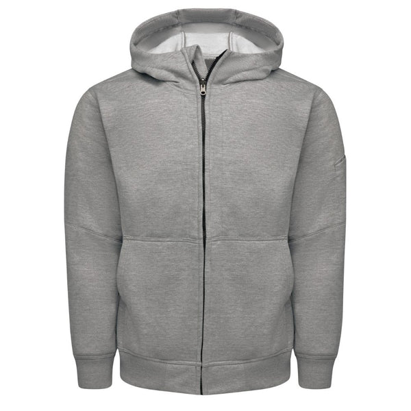 Red Kap Men's Performance Full Zip Work Hoodie HJ10BK - Black