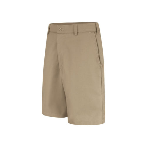 Red Kap Mens Cell Phone Pocket Work Shorts Front Khaki
