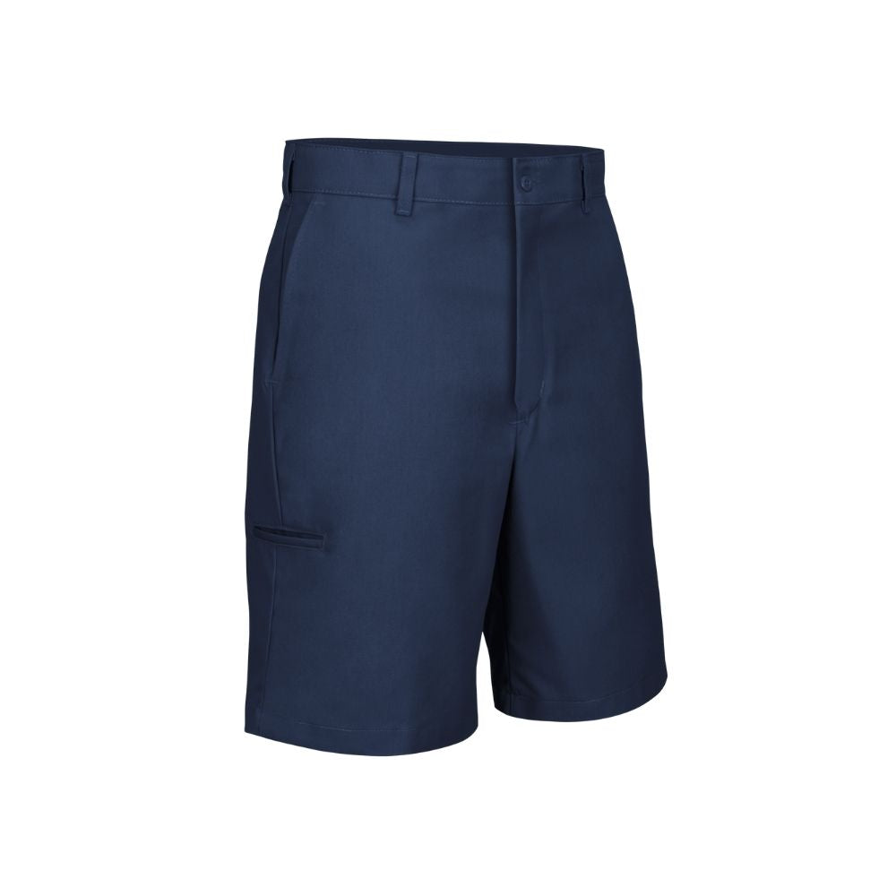 Red Kap Mens Cell Phone Pocket Work Shorts Front Navy