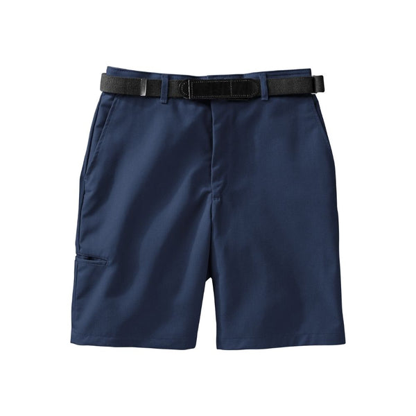 Red Kap Mens Cell Phone Pocket Work Shorts Front Navy 3