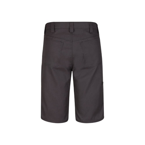 Red Kap Mens Lightweight Crew Work Shorts Grey Back 
