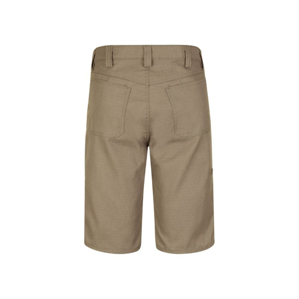 Red Kap Mens Lightweight Crew Work Shorts Khaki Back 
