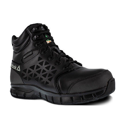 Reebok Sublite 6" Cushion Men's Composite Toe Work Boots IB4607 Blac