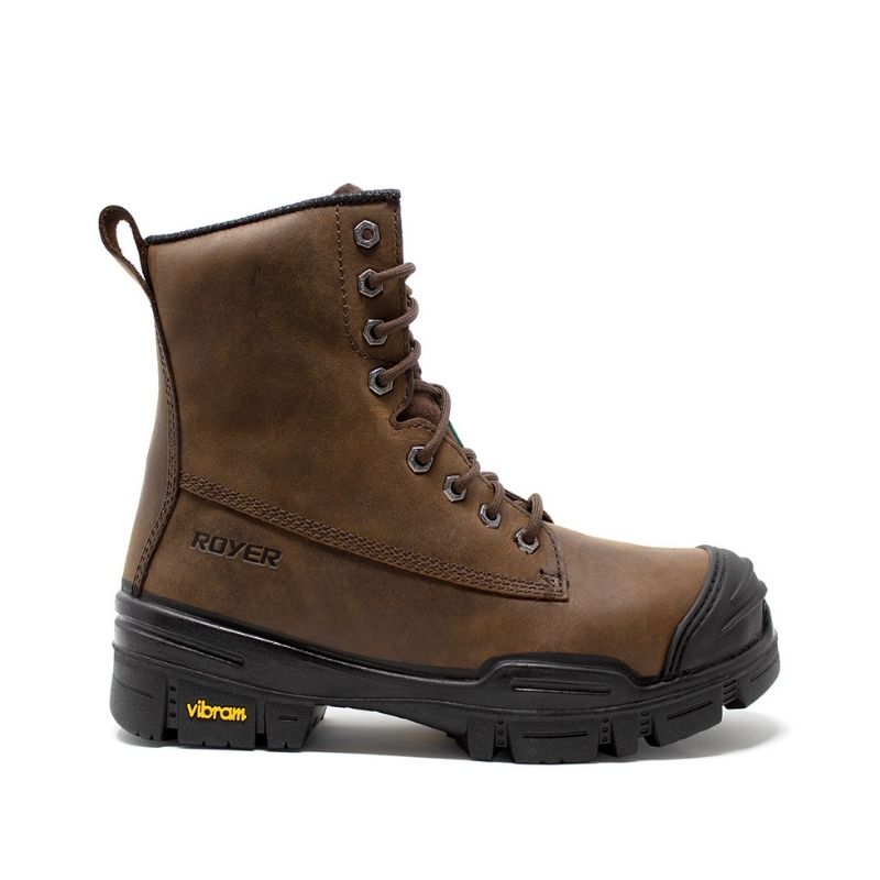Royer Ventura Men's 8" Composite Toe Work Boot With Vibram Arctic Grip 6020VTAG