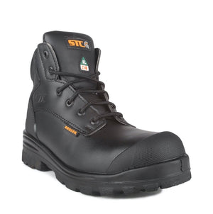 STC Trump Unisex Black 6" Vegan Steel Toe Work Boot 21982