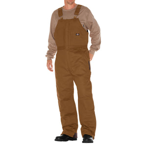 Dickies Premium Insulated Work Bib Overall TB839 - brown