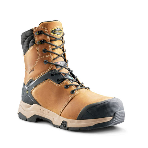 Craftsman men's jagger wheat leather waterproof steel toe outlet work boot