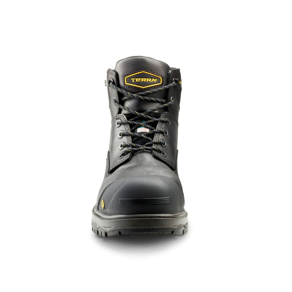 Terra Gantry Men's 6" WP Composite Toe Work Safety CSA Boot TR0A4T8VBLK - Black