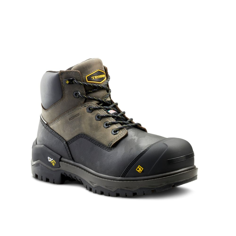 Terra Gantry Men's 6" WP Composite Toe Work Safety CSA Boot TR0A4T8VGYX - GREY