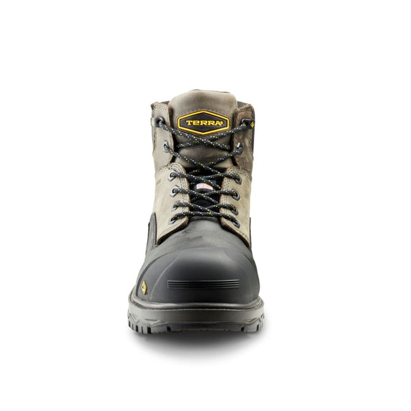 Terra Gantry Men's 6" WP Composite Toe Work Safety CSA Boot TR0A4T8VGYX - GREY
