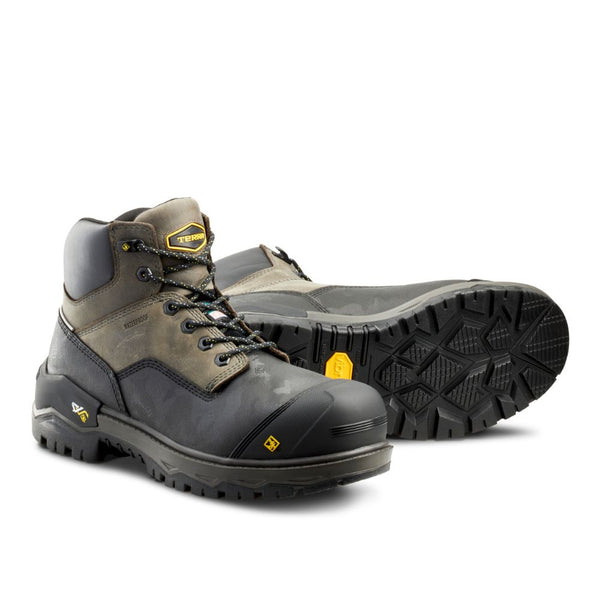 Terra Gantry Men's 6" WP Composite Toe Work Safety CSA Boot TR0A4T8VGYX - GREY