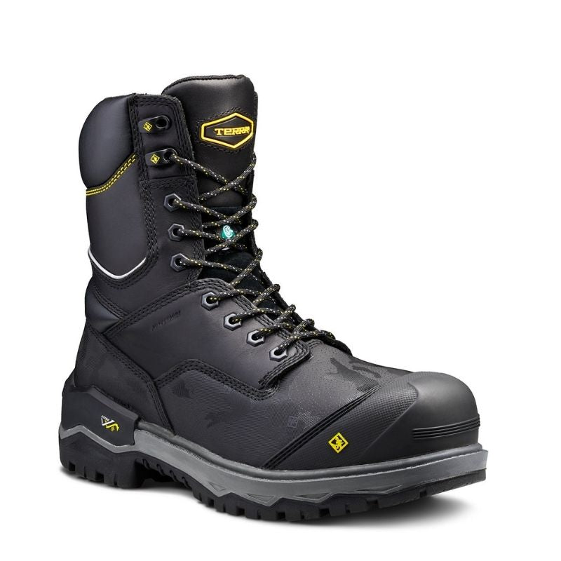 Terra Gantry Men's 8" WP Composite Toe Work Safety CSA Boot TR0A4NRQBLK - Black