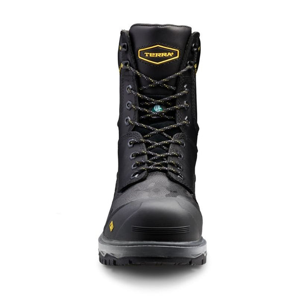 Terra Gantry Men's 8" WP Composite Toe Work Safety CSA Boot TR0A4NRQBLK - Black