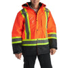 Terra Hi-VIS Lined Winter Safety Parka 116504 - Orange