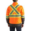 Terra Hi-Vis Lined Freezer Work Jacket 116505 - Orange