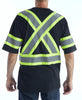 Terra Hi-Vis Short Sleeve Work T-Shirt 116524BK - Black