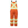 Terra High Visibility Unlined Overall Bibs - 116582OR
