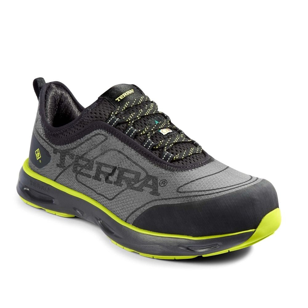 Terra Lites Unisex Composite Toe Athletic Safety Shoe TR0A4NRBBL - Yellow/Black