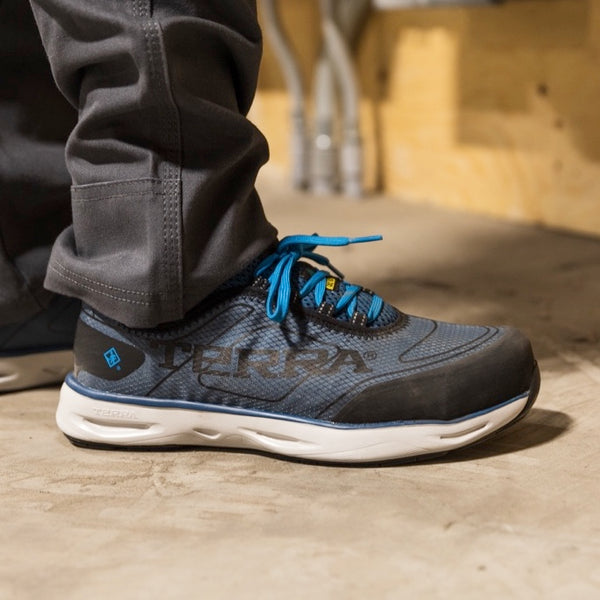 Terra Lites Unisex Composite Toe Athletic Safety Shoe SD+ TR0A4NS2IE0 - Blue