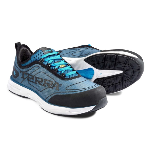 Terra Lites Unisex Composite Toe Athletic Safety Shoe SD+ TR0A4NS2IE0 - Blue
