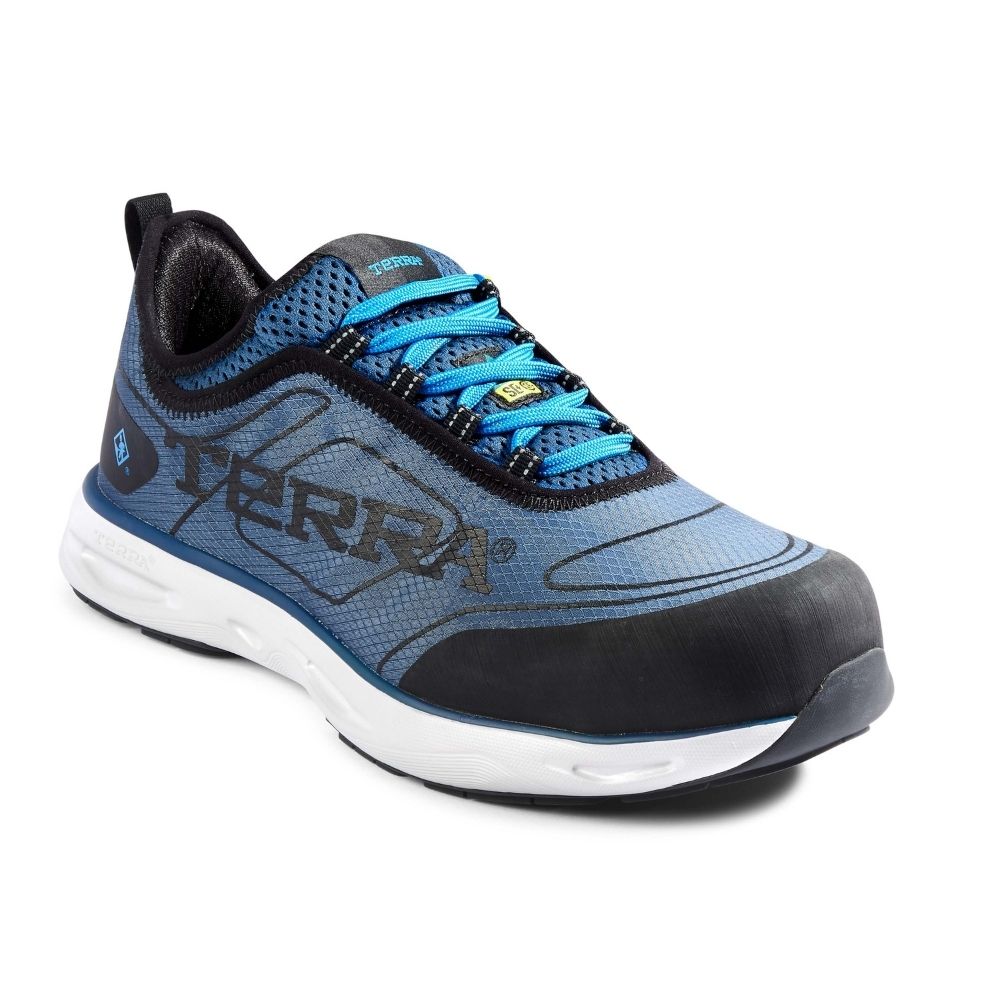 Terra Lites Unisex Composite Toe Athletic Safety Shoe SD+ TR0A4NS2IE0 - Blue