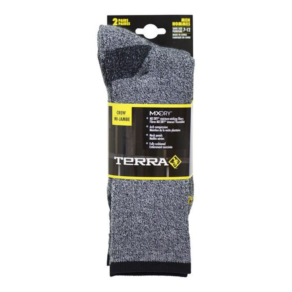 Terra Men's 2 PK Work Sock