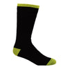 Terra Men's 2PK Wool Work Sock - Black/Yellow