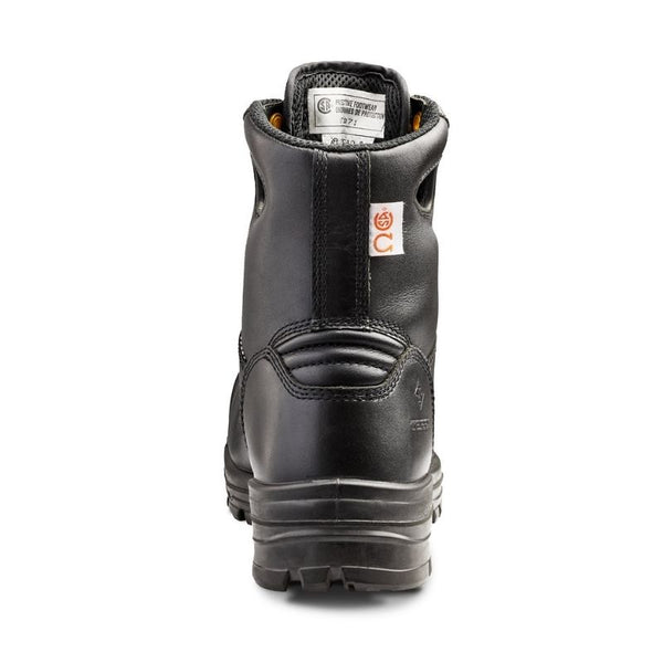 Terra Argo Men's Women's 8" Composite Toe Work Safety Boot 2975B - Black