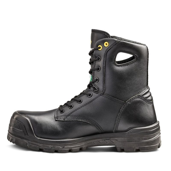Terra Argo Men's Women's 8" Composite Toe Work Safety Boot 2975B - Black
