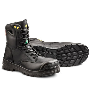 Terra Argo Men's Women's 8" Composite Toe Work Safety Boot 2975B - Black