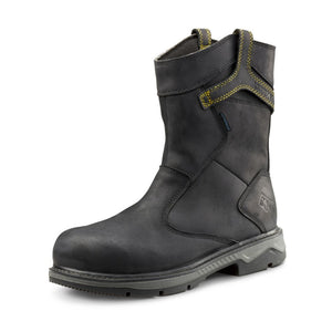 Terra Patton Waterproof Unisex 8" Alloy Toe CSA Pull-on Work Boot TR0A4TCBBLK