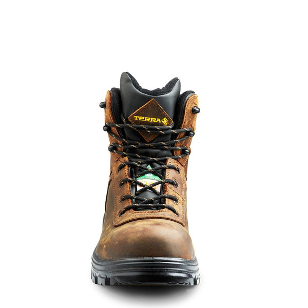Terra Quinton Men's Composite Toe Hiker Work Boot TR835264DWX - Brown