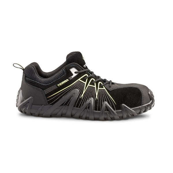 Terra Spider X Unisex Lightweight Composite Toe Work Shoe TR108008BLL - Yellow & Black