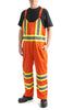 Terra High Visibility Unlined Overall Bibs - 116582OR