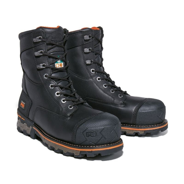 Timberland PRO Boondock TB0A2APK001 Unlined Men's 8" Composite Toe Work Boot - Black