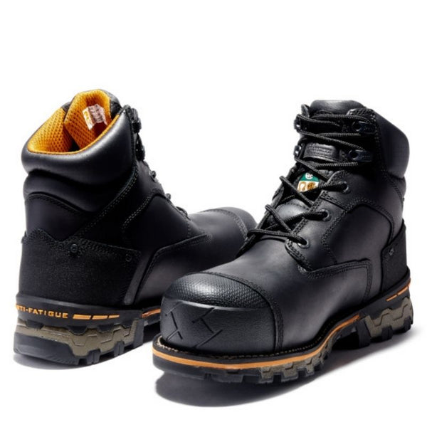 Timberland PRO Boondock Men's 6" Waterproof Composite Toe Safety Boot  A11UT- black
