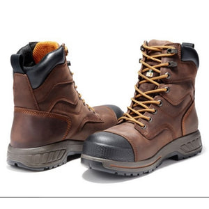 Timberland PRO Endurance HD A1RW2 Men's 8" Waterproof Composite Toe CSA Work Boot - brown