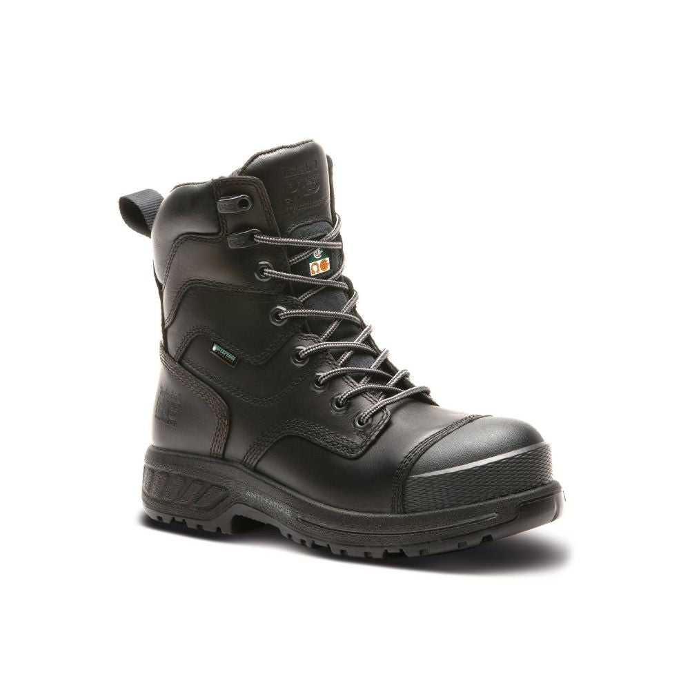 Timberland PRO Endurance HD Women's 8" Waterproof Composite Toe CSA Work Boot  TB0A1KQS001- black