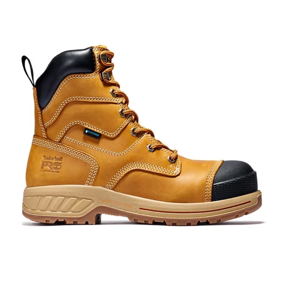 Timberland PRO Endurance HD Women's 8" Waterproof Composite Toe CSA Work Boot TB0A22SD231 - tan
